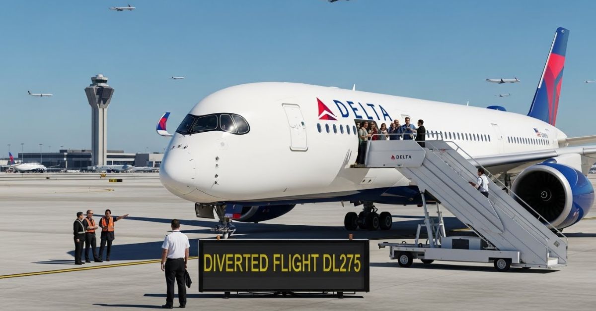 delta flight dl275 diverted lax