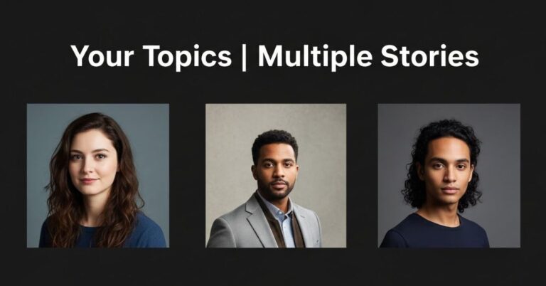 your topics multiple stories